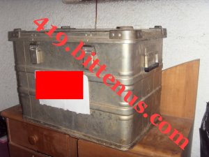 Metallic trunk box